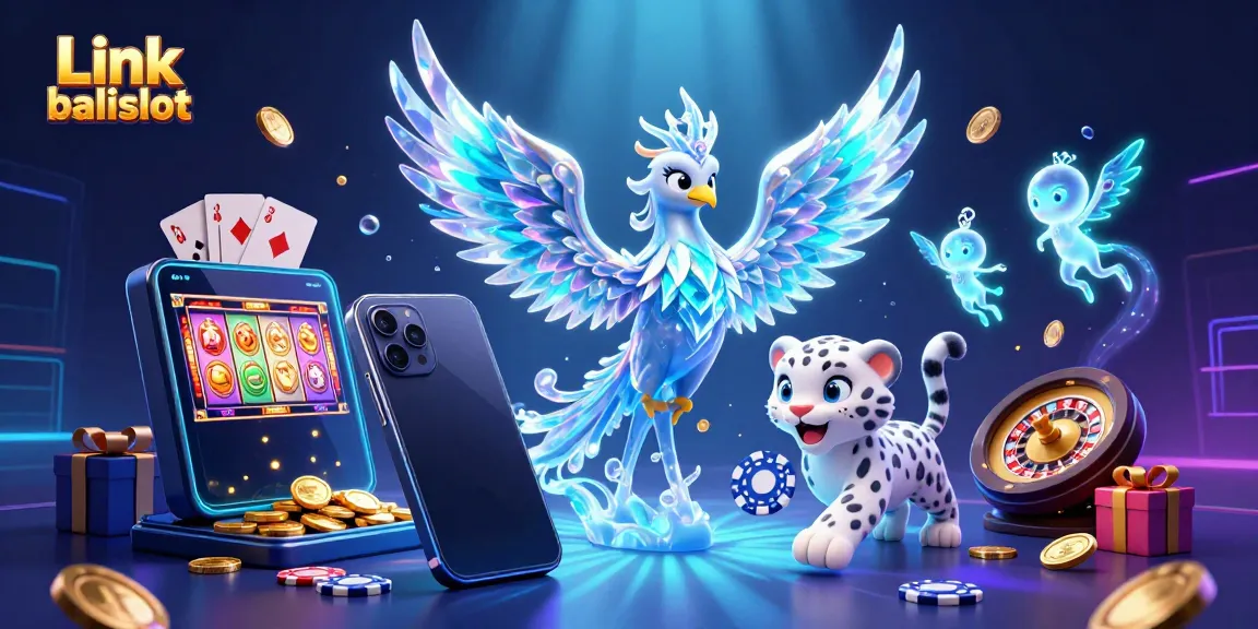 Experience thrilling wins with Link balislot in a vibrant 3D casino scene featuring dynamic game elements.